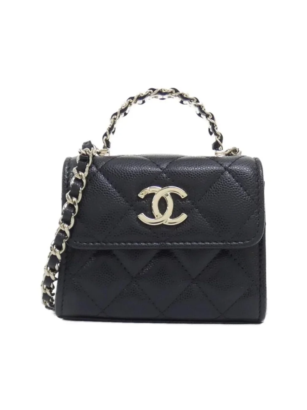 Chanel Chain Clutch Black